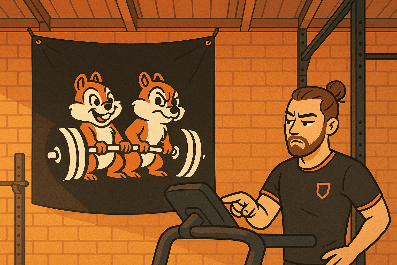 Dag 5 — Brabbel & Barbell (knaagdieren op de treadmill)